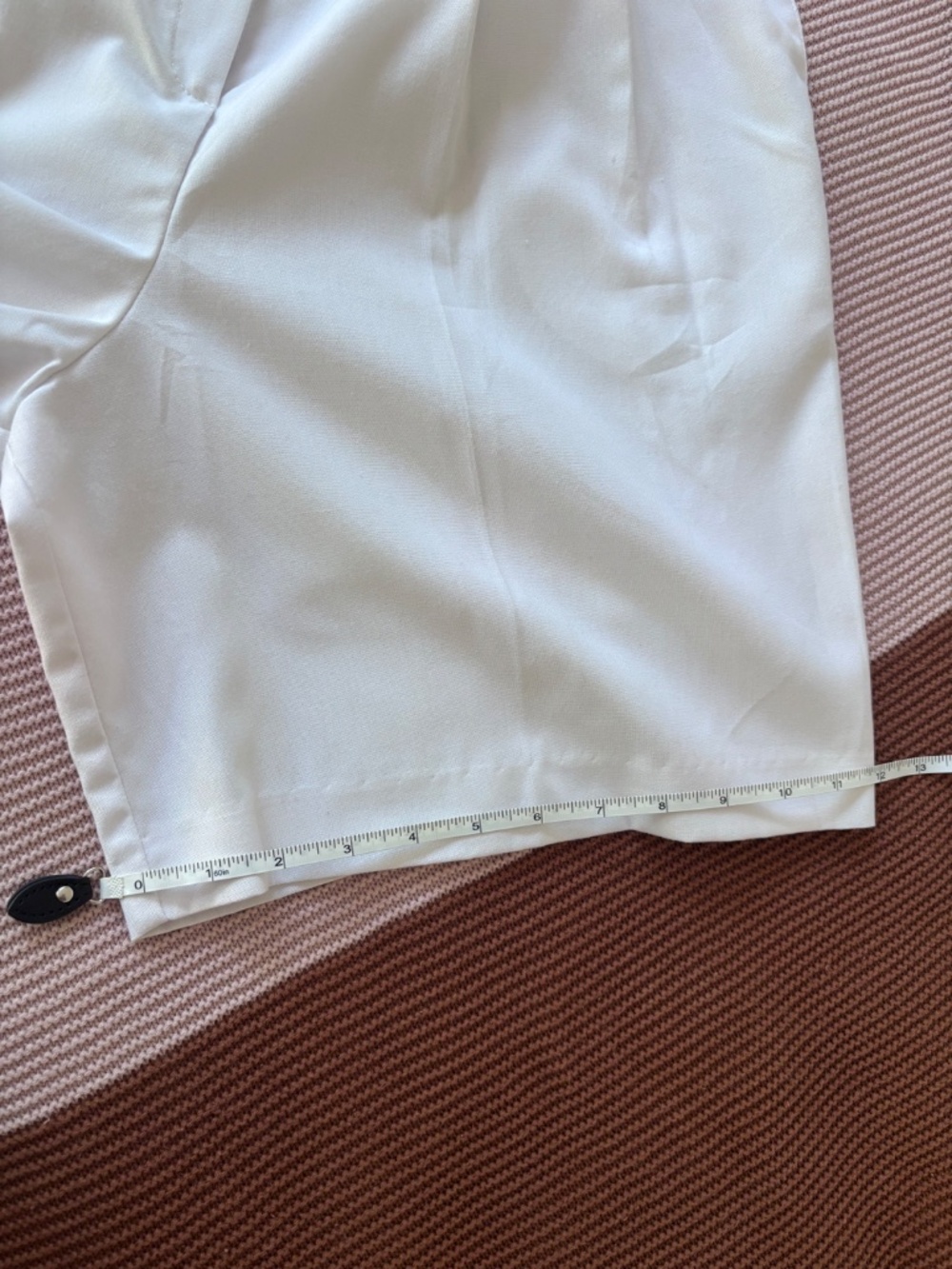 Zack’s Vintage High Waist Pleated White Shorts Women’s Vintage Size 8 - Picture 9 of 10